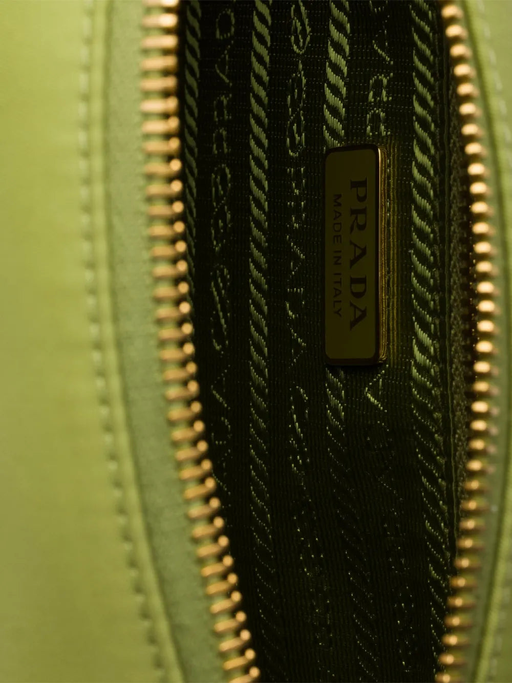 Prada Re Nylon Zippered Shoulder Bag — Same as shown — Size One Size — Top View