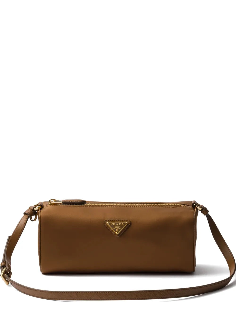 Prada Re Nylon Top Zip Shoulder Bag — Same as shown — Size One Size — Front View