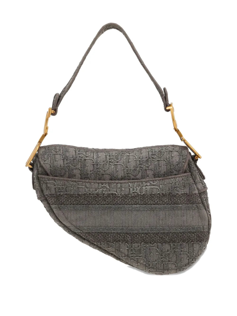 Christian Dior Pre Owned Medium Saddle Oblique Handbag — Same as shown — Size One Size — Side View