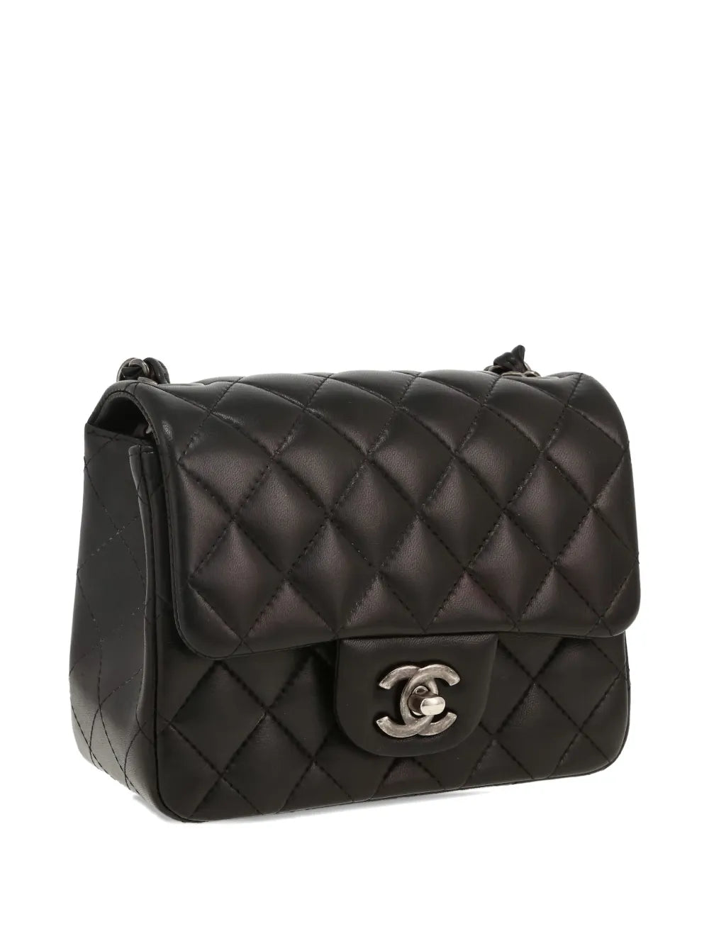 Chanel Pre Owned Mini Carre Shoulder Bag — Same as shown — Size One Size — Back View