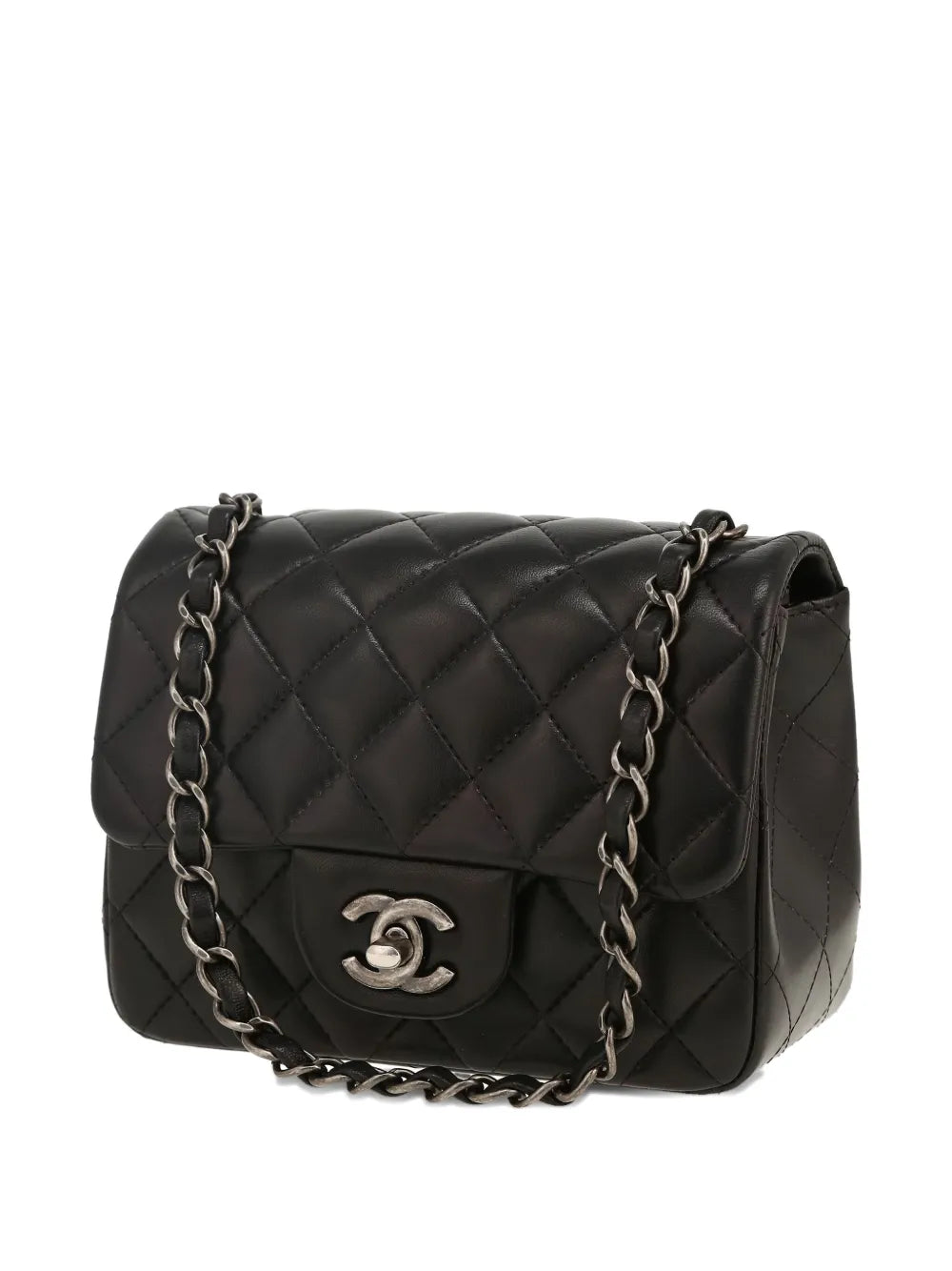 Chanel Pre Owned Mini Carre Shoulder Bag — Same as shown — Size One Size — Top View