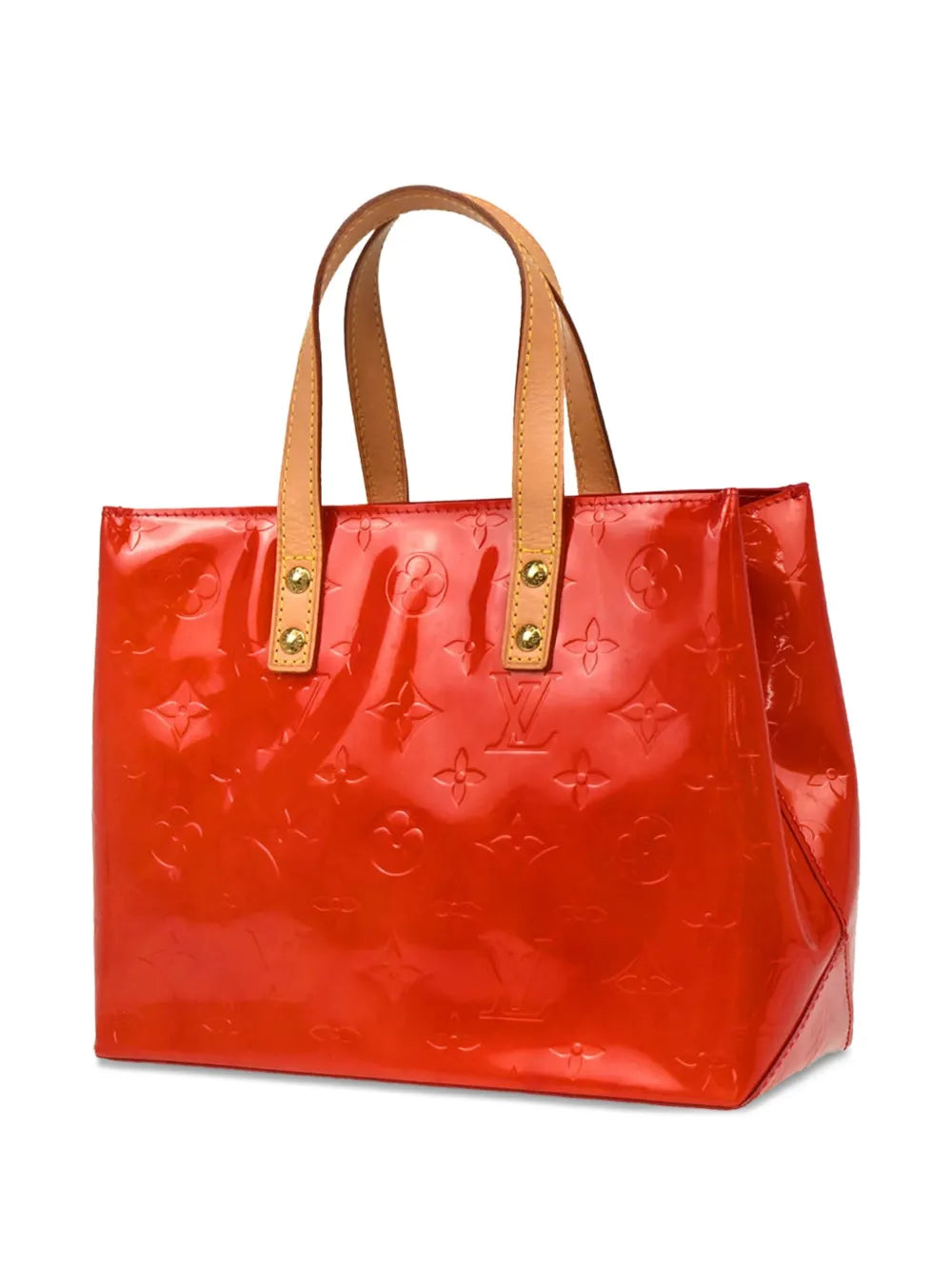 Louis Vuitton Pre Owned 2002 Monogram Vernis Reade Pm Handbag — Same as shown — Size One Size — Side View