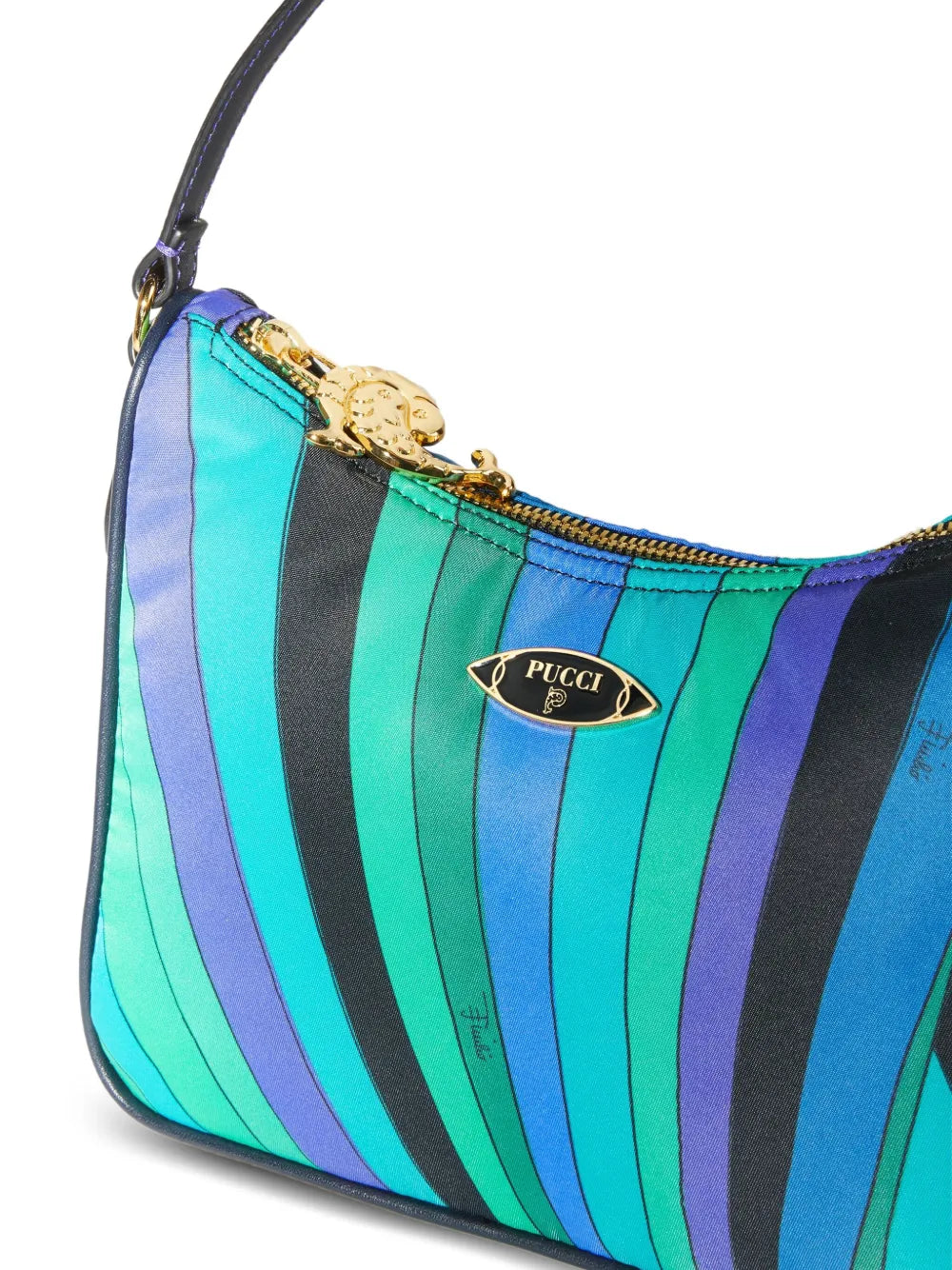 Pucci Yummy Striped Shoulder Bag — Same as shown — Size One Size — Top View
