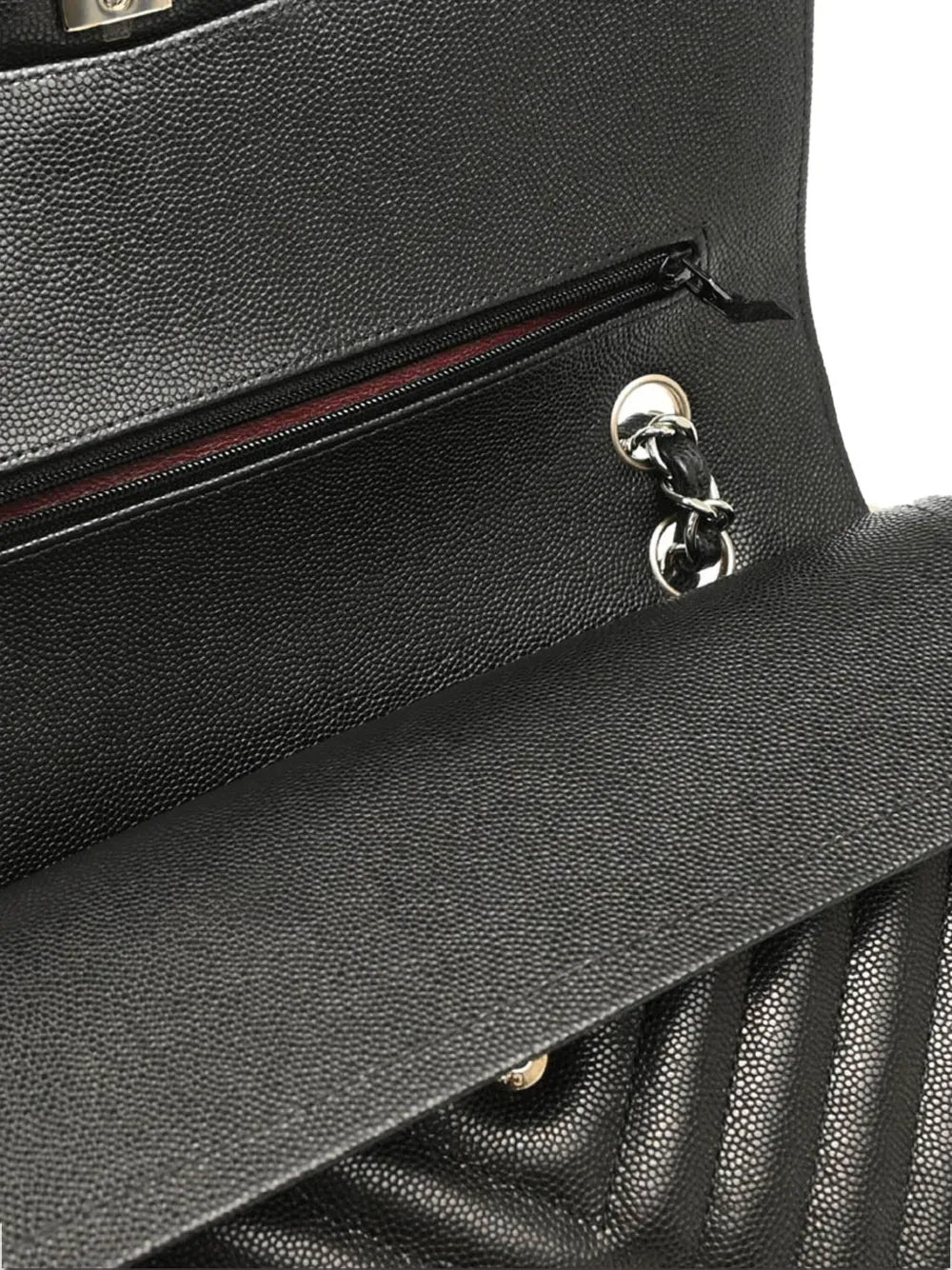 Chanel Pre Owned 2017 Medium Classic Double Flap Shoulder Bag — Same as shown — Size One Size — Top View