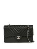 Chanel Pre Owned 2017 Medium Classic Double Flap Shoulder Bag — Same as shown — Size One Size — Front View