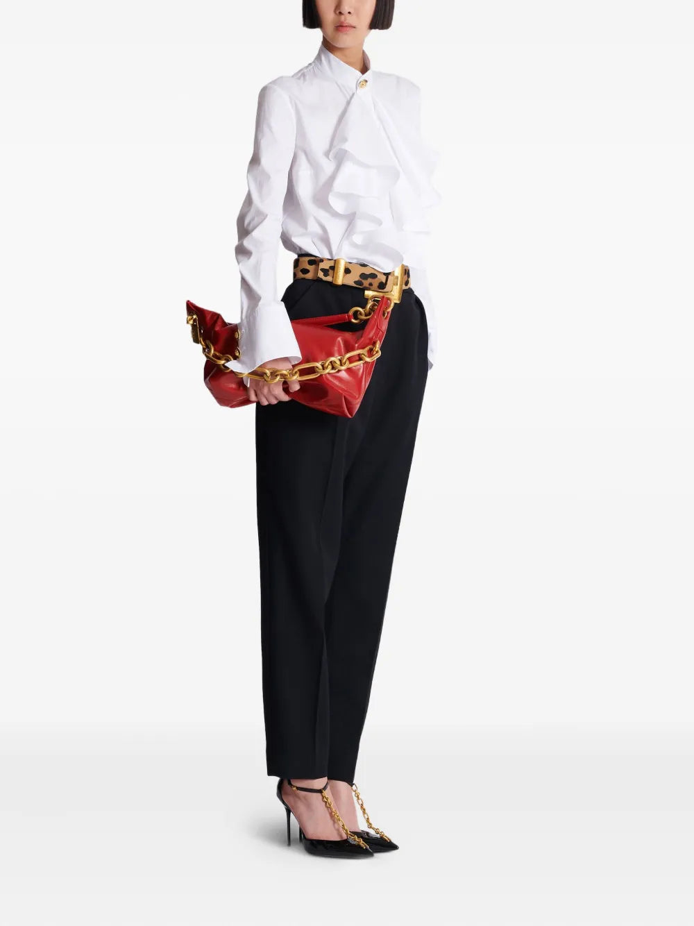 Balmain Medium Sync Shoulder Bag — Same as shown — Size One Size — Side View