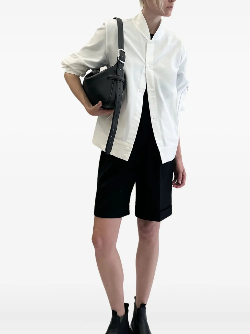 Bonastre Small Rider Asymmetrical Shoulder Bag — Same as shown — Size One Size — Side View