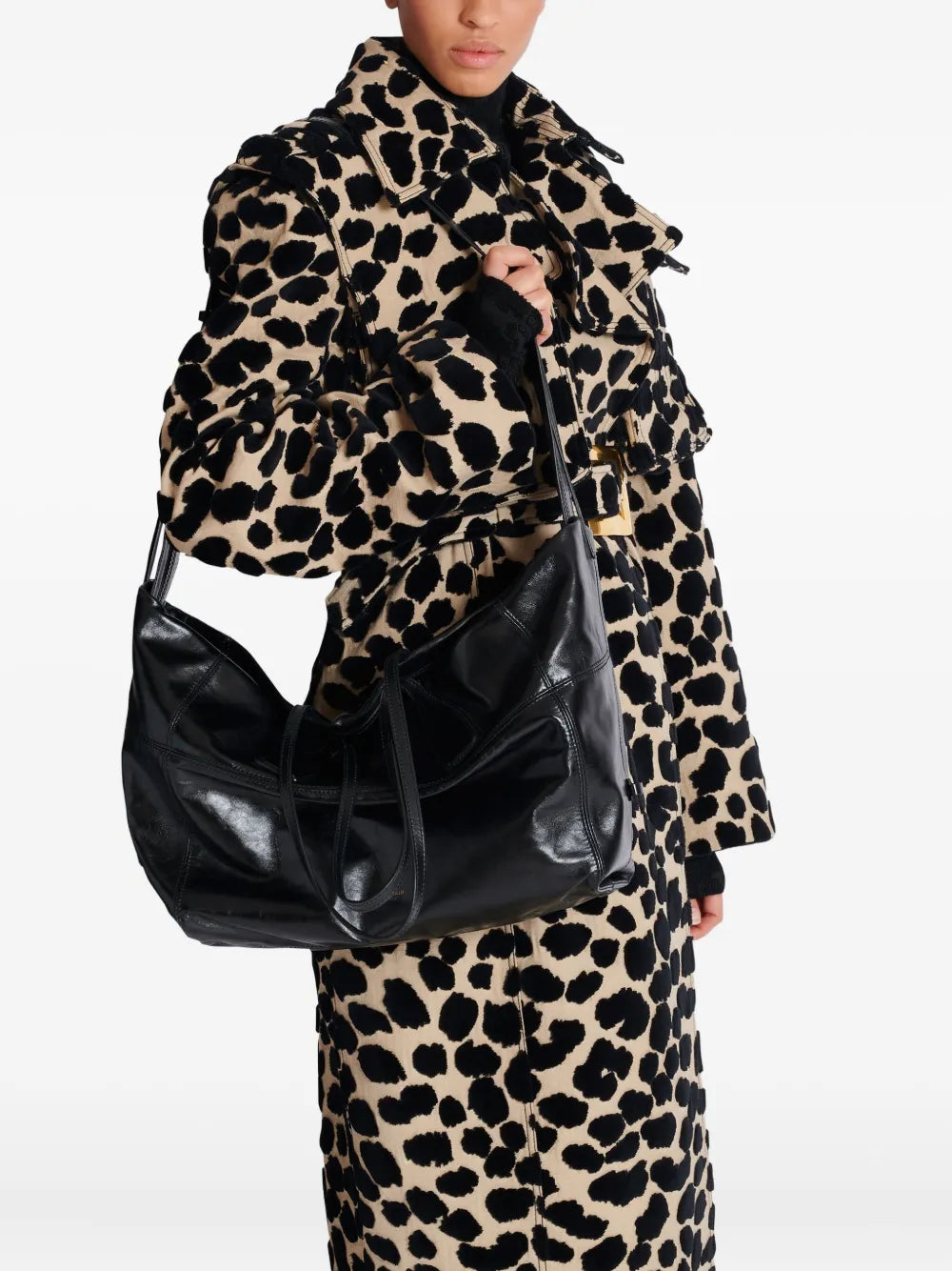Balmain Track Shoulder Bag — Same as shown — Size One Size — Back View