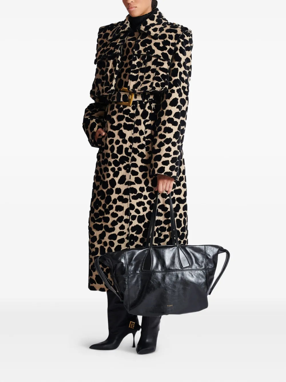 Balmain Track Shoulder Bag — Same as shown — Size One Size — Side View