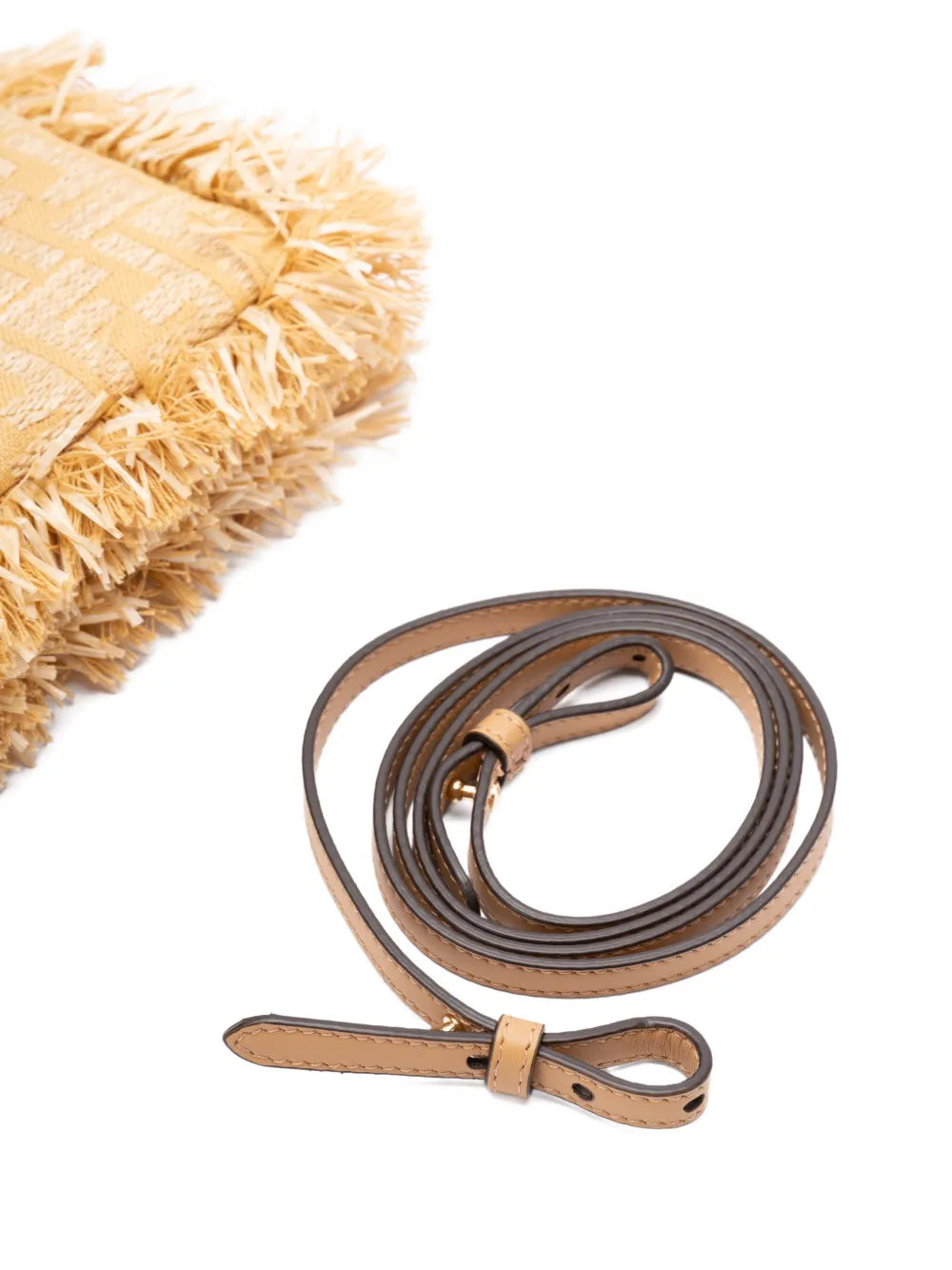 Fendi Baguette Fringe Detail Clutch Bag — Same as shown — Size One Size — Lifestyle View