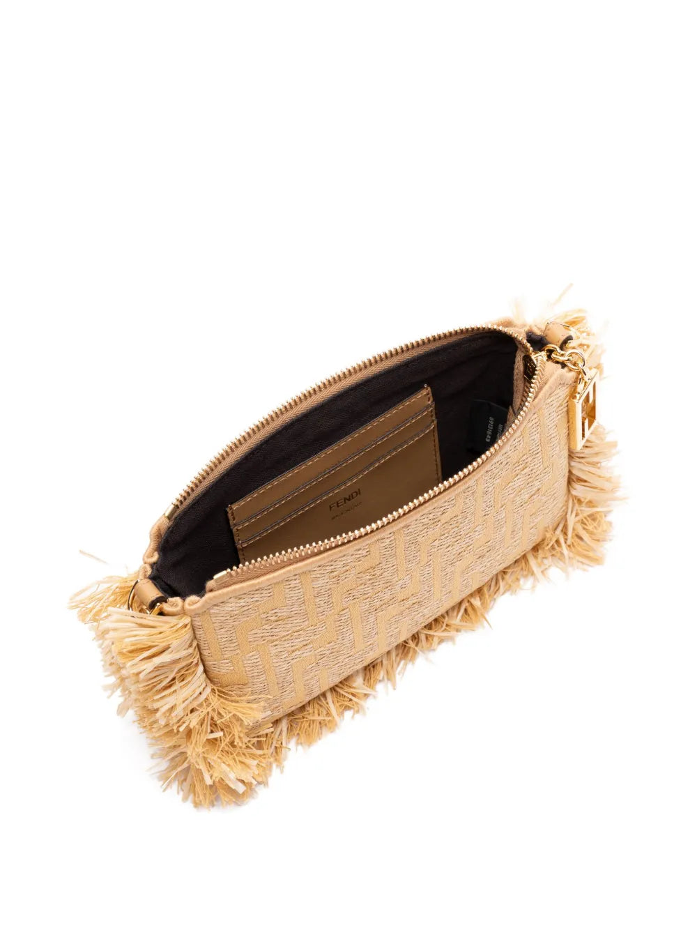 Fendi Baguette Fringe Detail Clutch Bag — Same as shown — Size One Size — Detail View