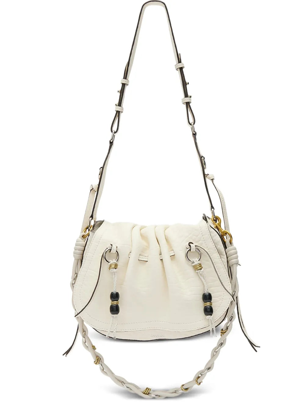 Isabel Marant Bolton Leather Shoulder Bag — Same as shown — Size One Size — Front View