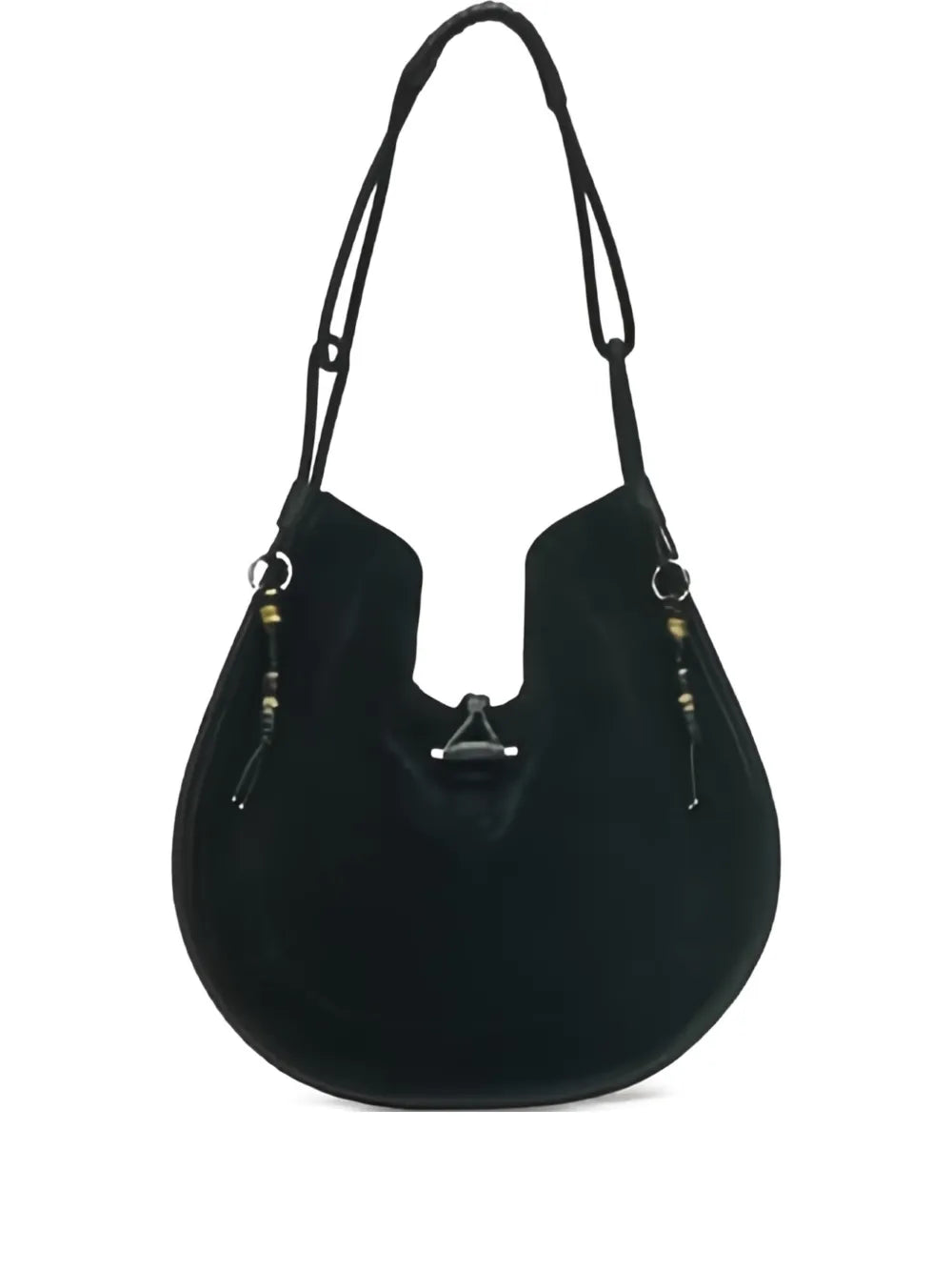 Isabel Marant Oskan Soft Suede Shoulder Bag — Same as shown — Size One Size — Front View