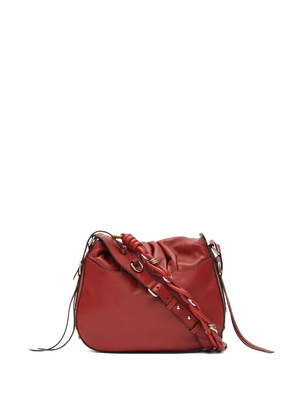 Isabel Marant Bolton Pleated Drawstring Shoulder Bag — Same as shown — Size One Size — Back View