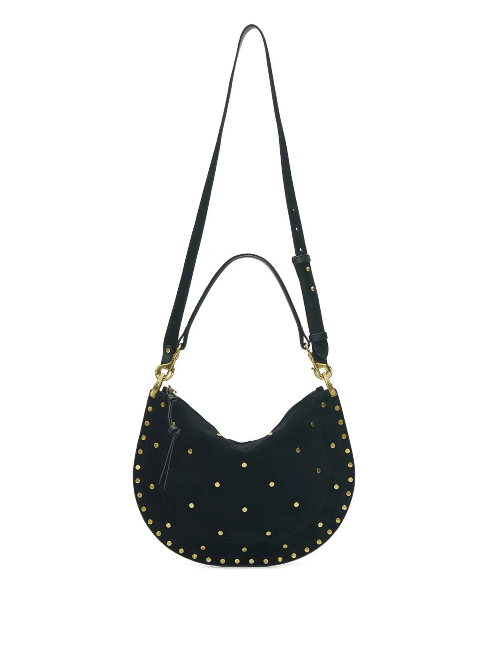 Isabel Marant Oskan Soft Zip Half Moon Shoulder Bag — Same as shown — Size One Size — Detail View