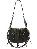 Isabel Marant Bolton Drawstring Leather Shoulder Bag — Same as shown — Size One Size — Front View