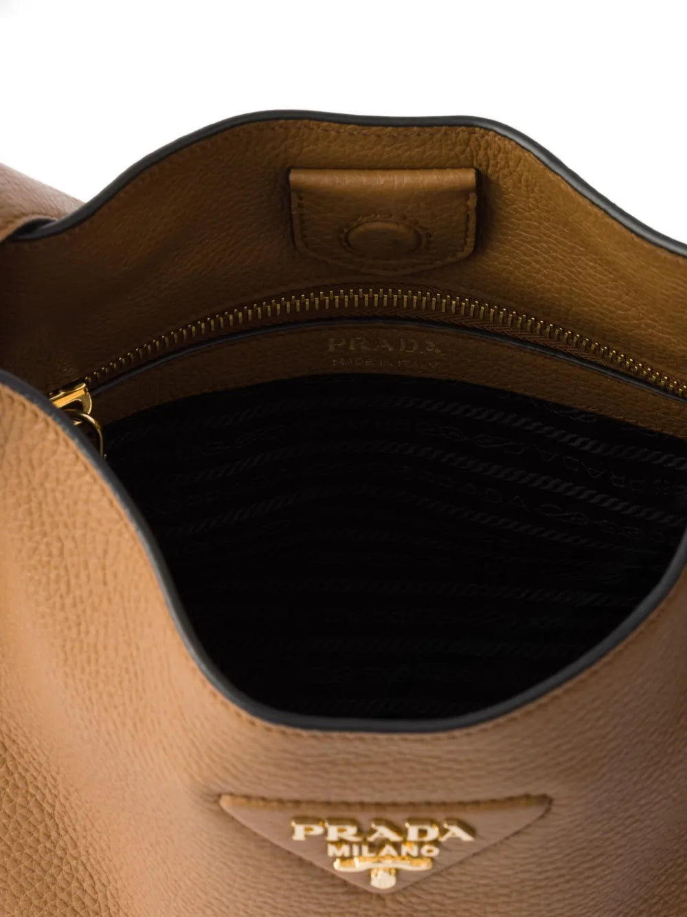 Prada Medium Leather Shoulder Bag — Same as shown — Size One Size — Top View