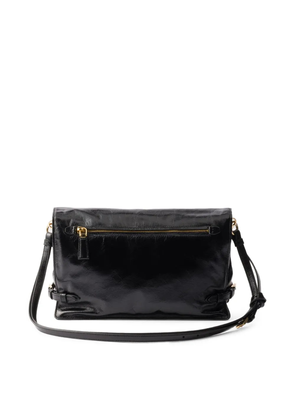 Prada Medium Leather Shoulder Bag — Same as shown — Size One Size — Side View