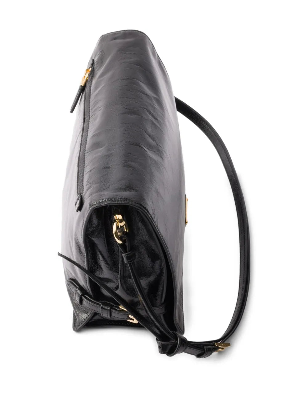 Prada Medium Leather Shoulder Bag — Same as shown — Size One Size — Top View
