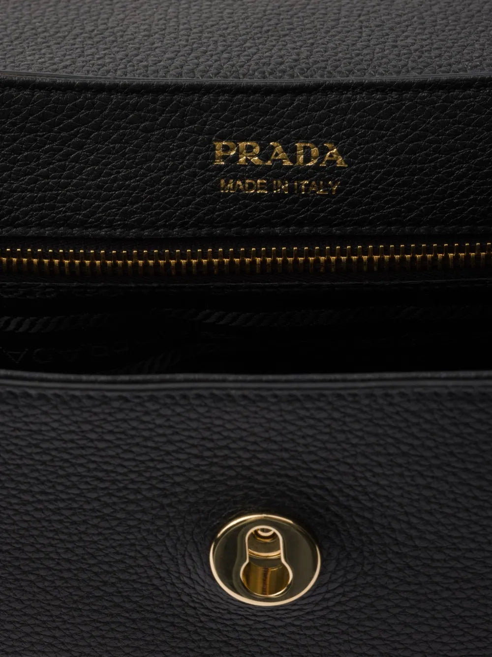 Prada Small Leather Shoulder Bag — Same as shown — Size One Size — Detail View