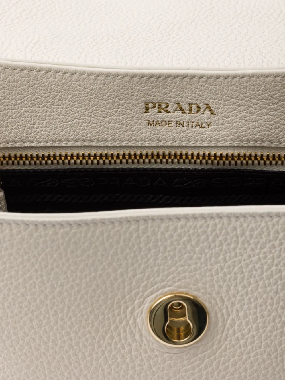Prada Small Leather Shoulder Bag — Same as shown — Size One Size — Detail View
