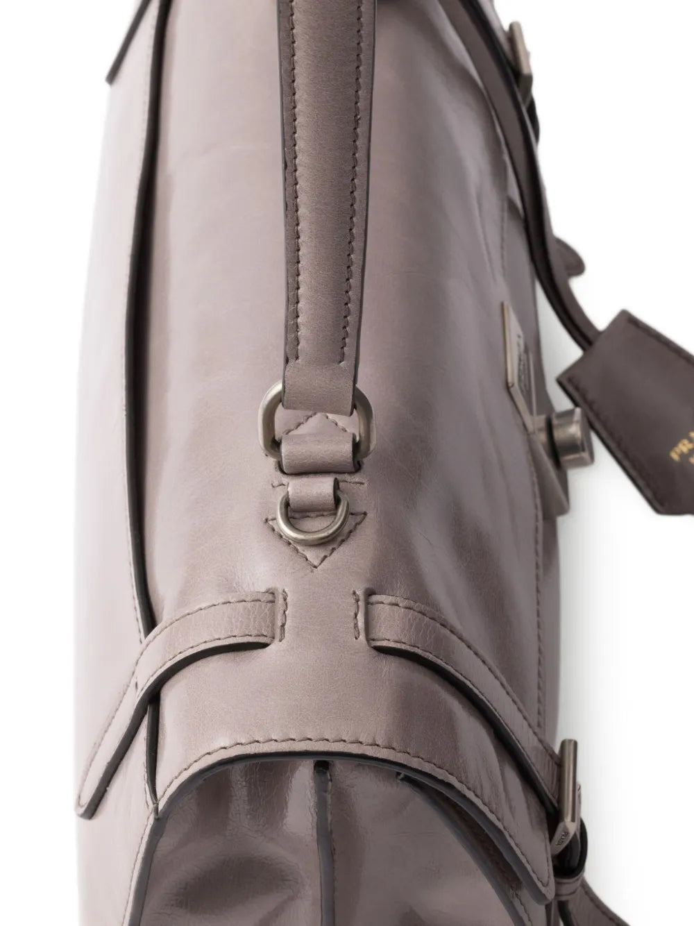 Prada Medium Leather Shoulder Bag — Same as shown — Size One Size — Top View