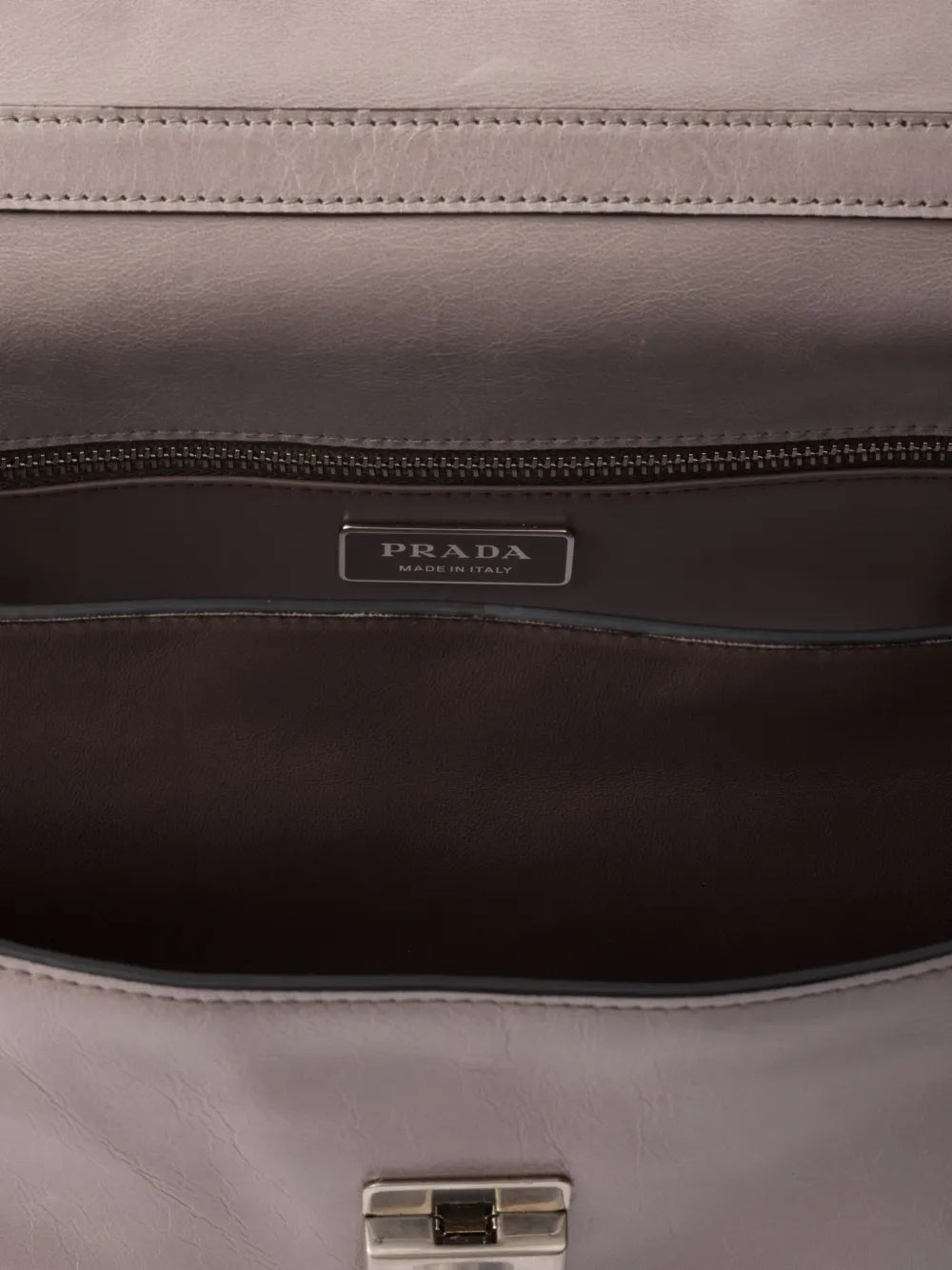 Prada Medium Leather Shoulder Bag — Same as shown — Size One Size — Lifestyle View