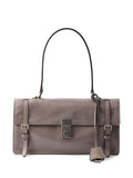 Prada Medium Leather Shoulder Bag — Same as shown — Size One Size — Front View