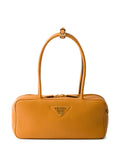 Prada Medium Leather Shoulder Bag — Same as shown — Size One Size — Front View