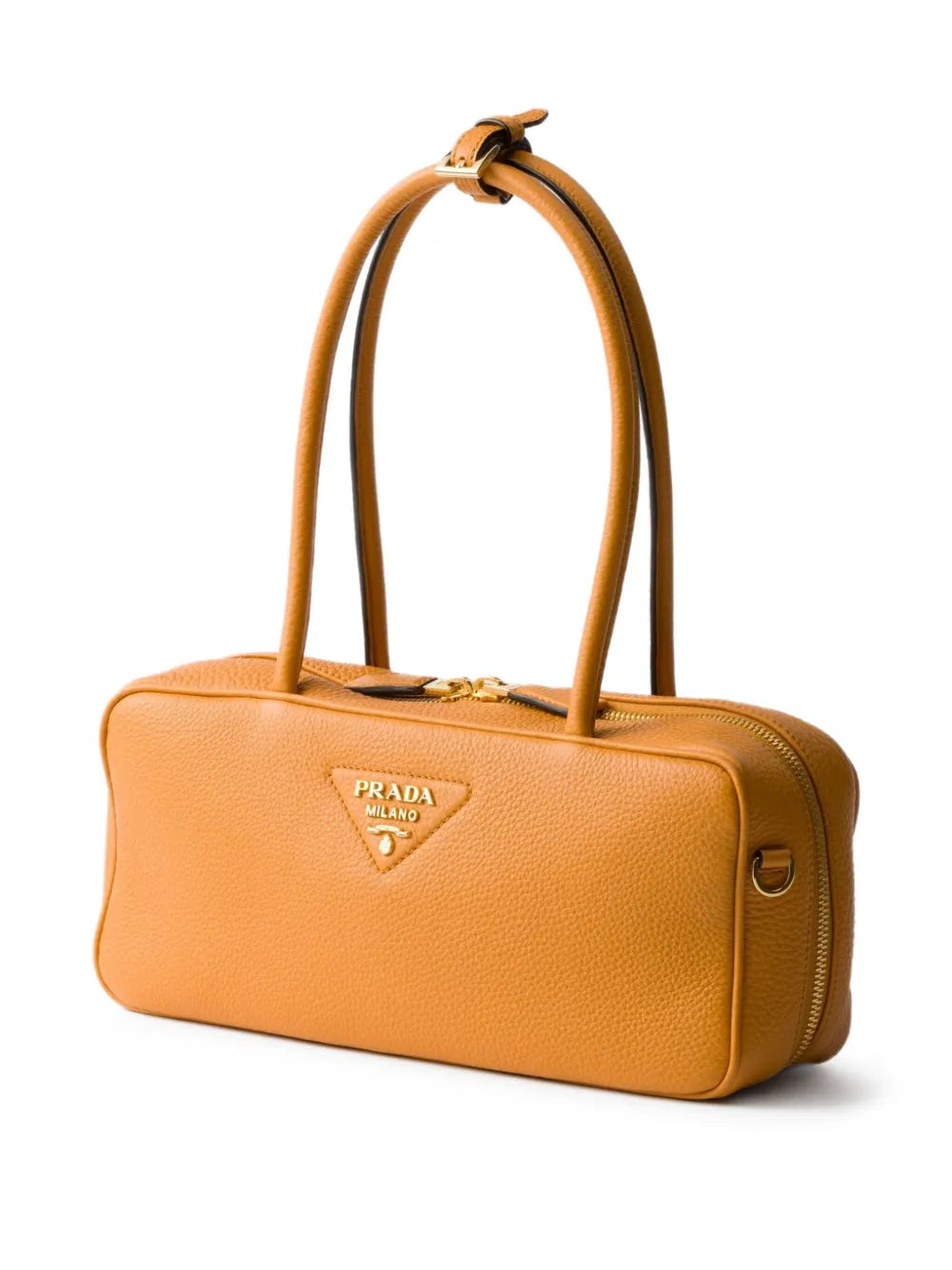 Prada Medium Leather Shoulder Bag — Same as shown — Size One Size — Back View