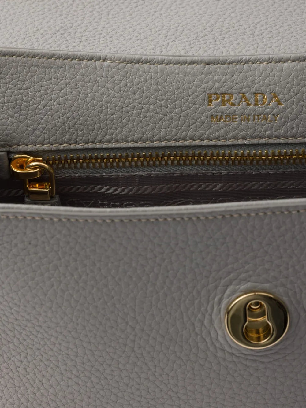 Prada Small Leather Shoulder Bag — Same as shown — Size One Size — Detail View