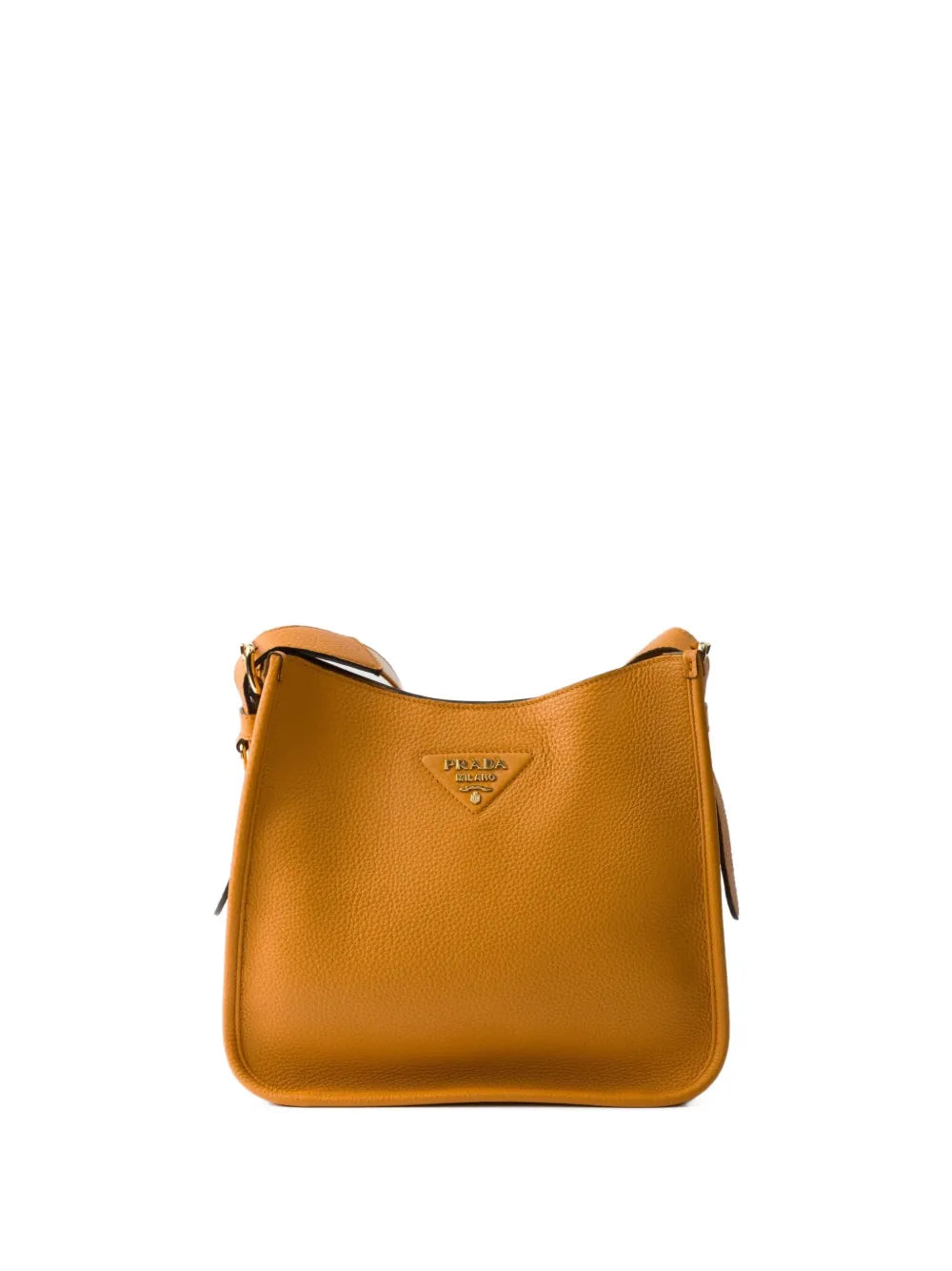 Prada Medium Leather Shoulder Bag — Same as shown — Size One Size — Front View