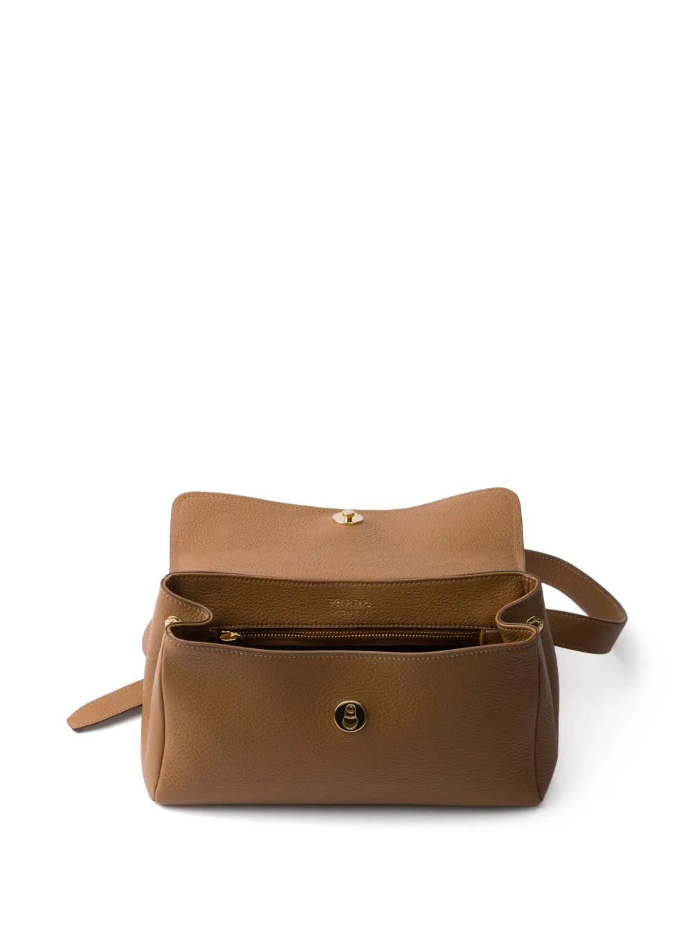 Prada Small Leather Shoulder Bag — Same as shown — Size One Size — Top View