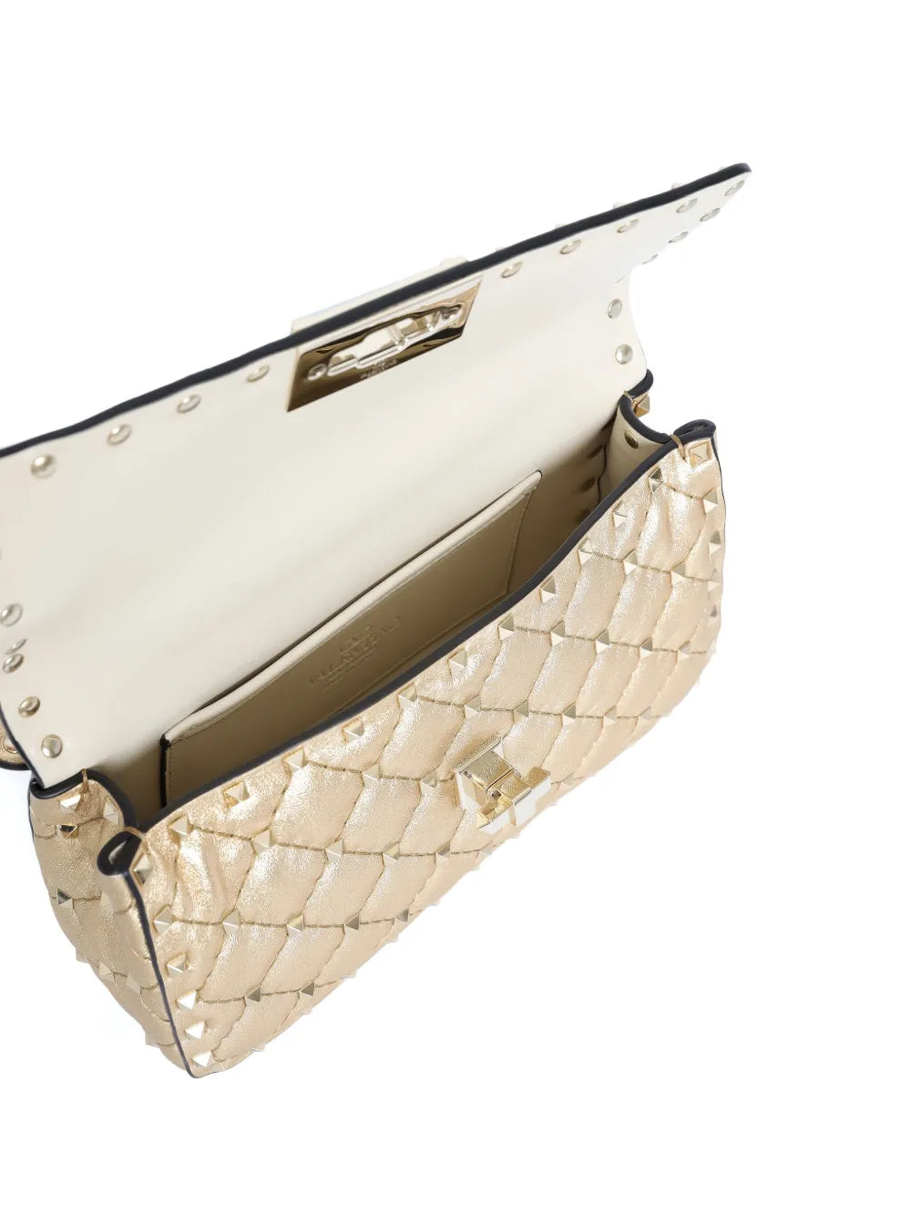 Valentino Garavani Small Rockstud Spike Shoulder Bag — Same as shown — Size One Size — Top View