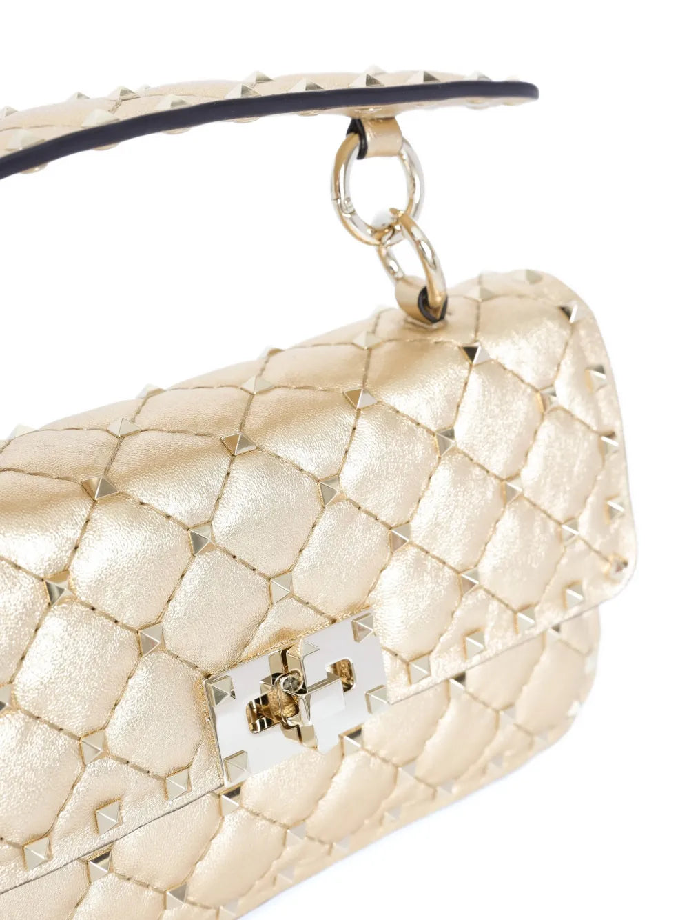 Valentino Garavani Small Rockstud Spike Shoulder Bag — Same as shown — Size One Size — Back View