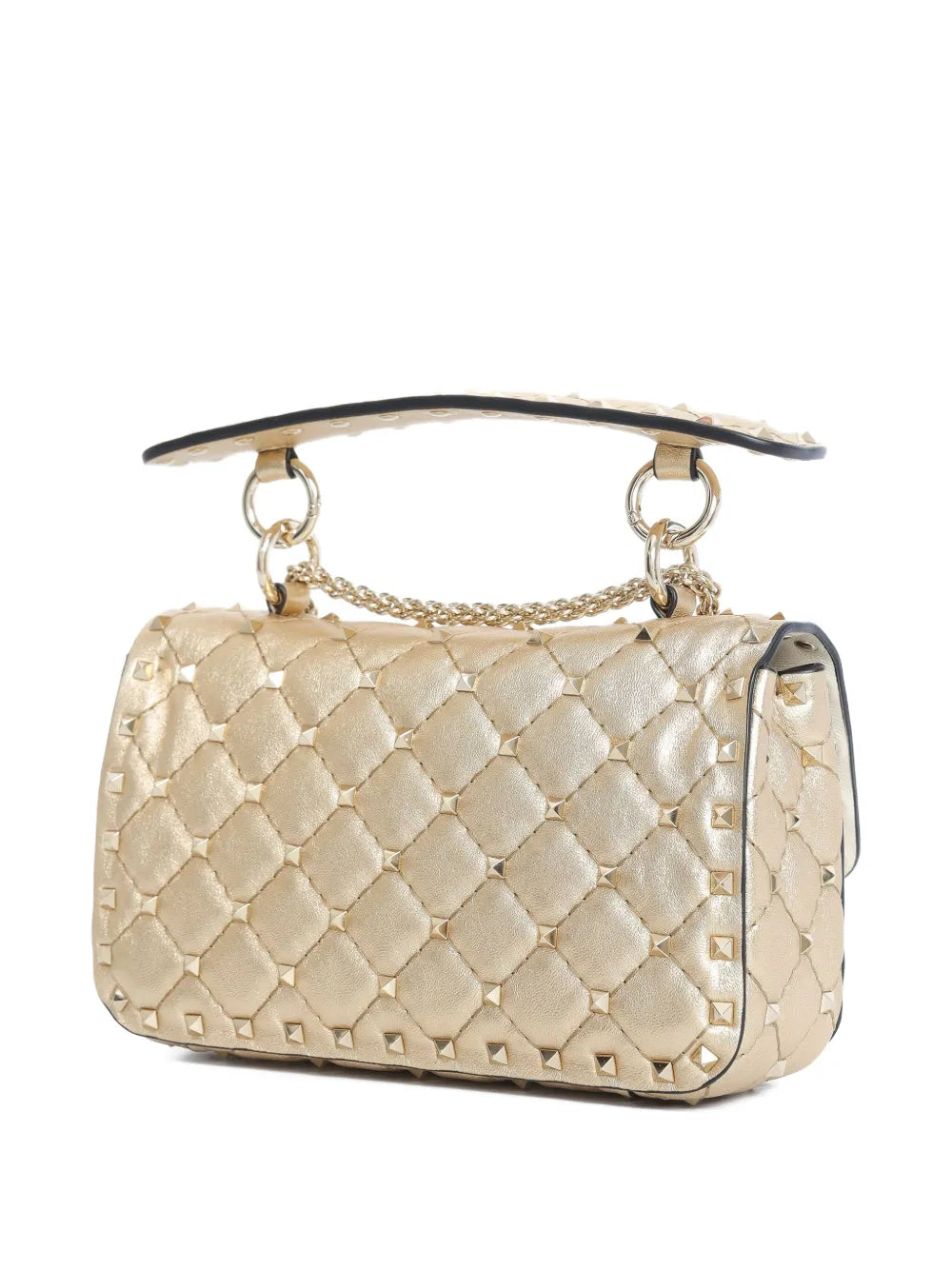 Valentino Garavani Small Rockstud Spike Shoulder Bag — Same as shown — Size One Size — Side View