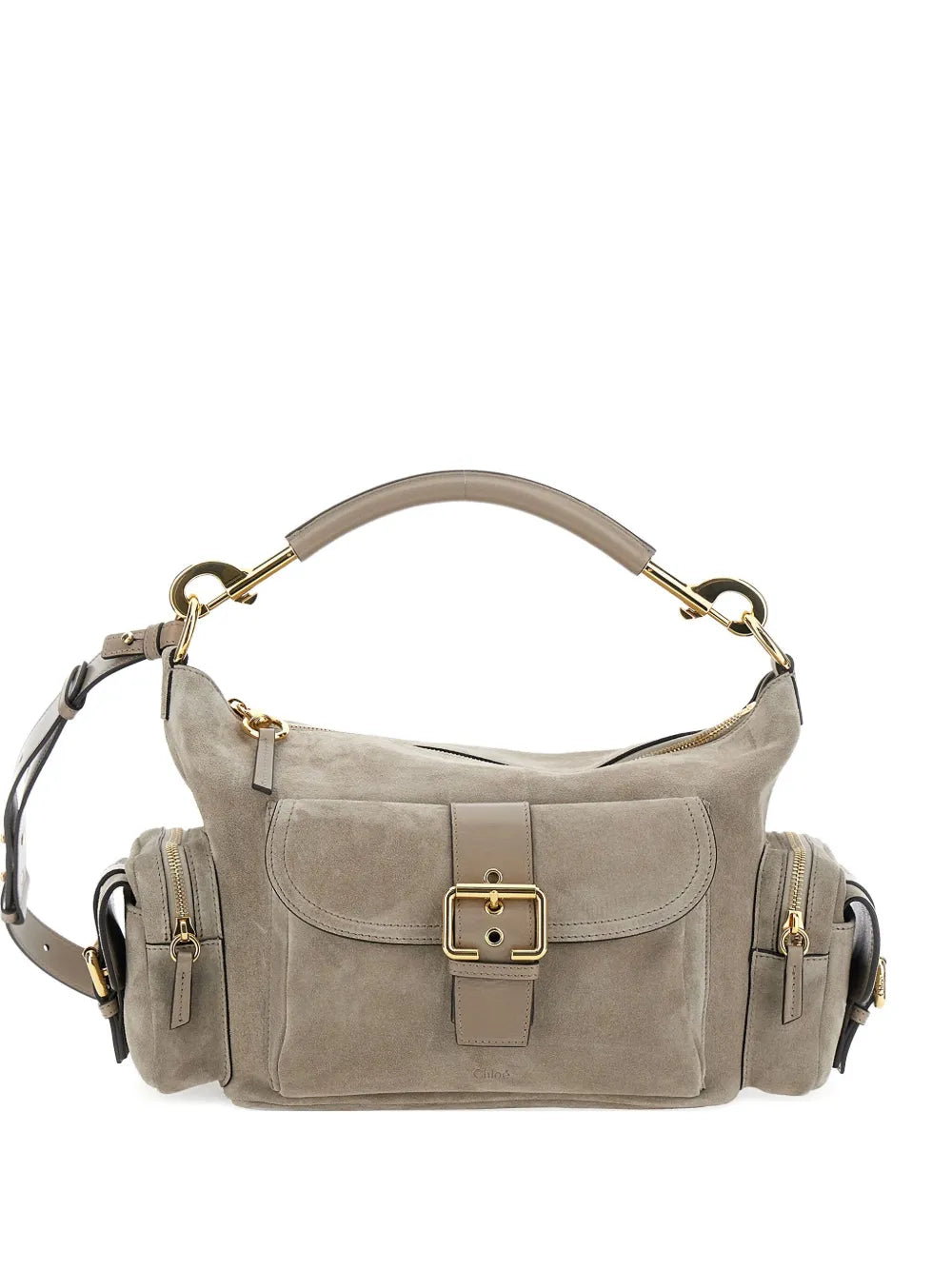 Chloe Suede Camera Bag — Same as shown — Size One Size — Front View