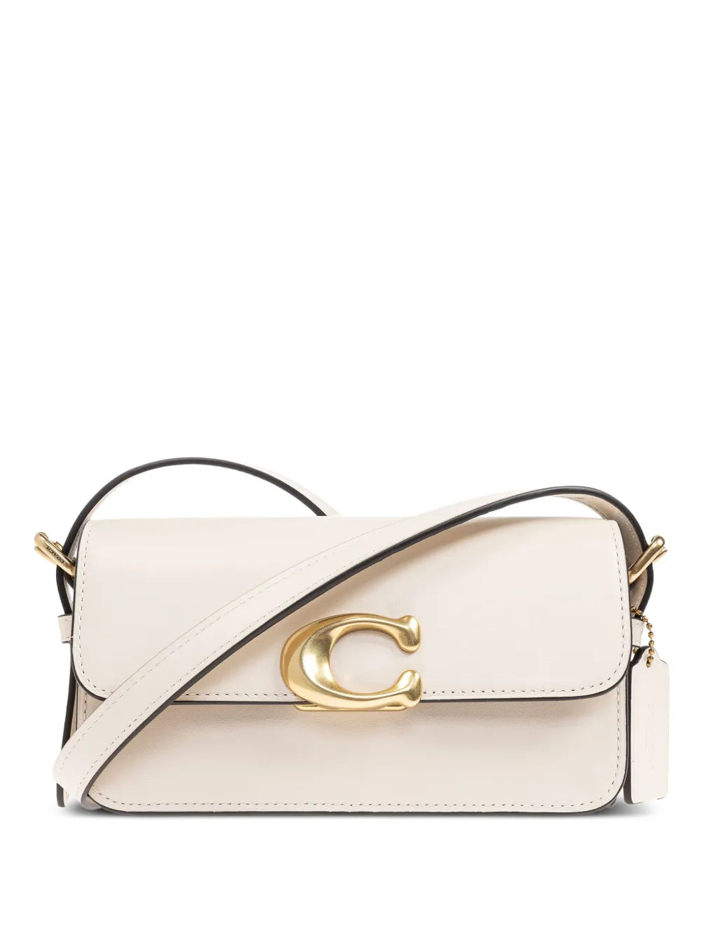 Coach Logo Plaque Shoulder Bag — Same as shown — Size One Size — Front View