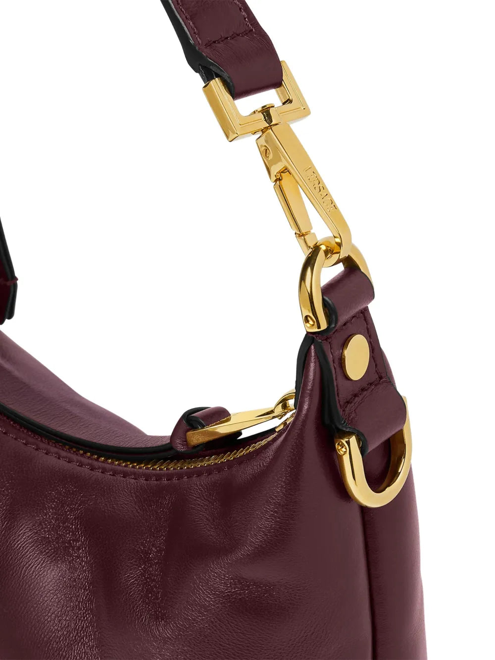 Versace Logo Lettering Shoulder Bag — Same as shown — Size One Size — Detail View