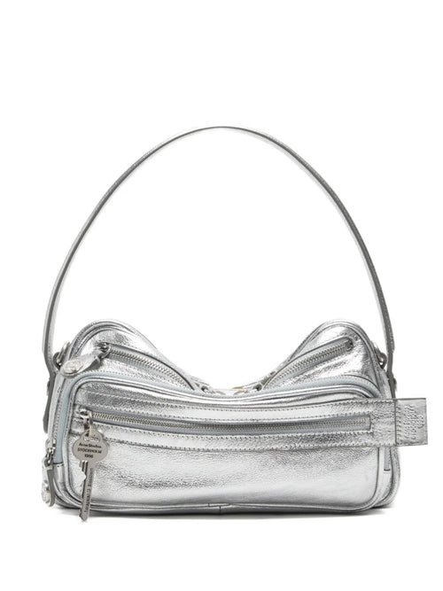 Acne Studios Camero Party Metallic Finish Shoulder Bag — Same as shown — Size One Size — Front View