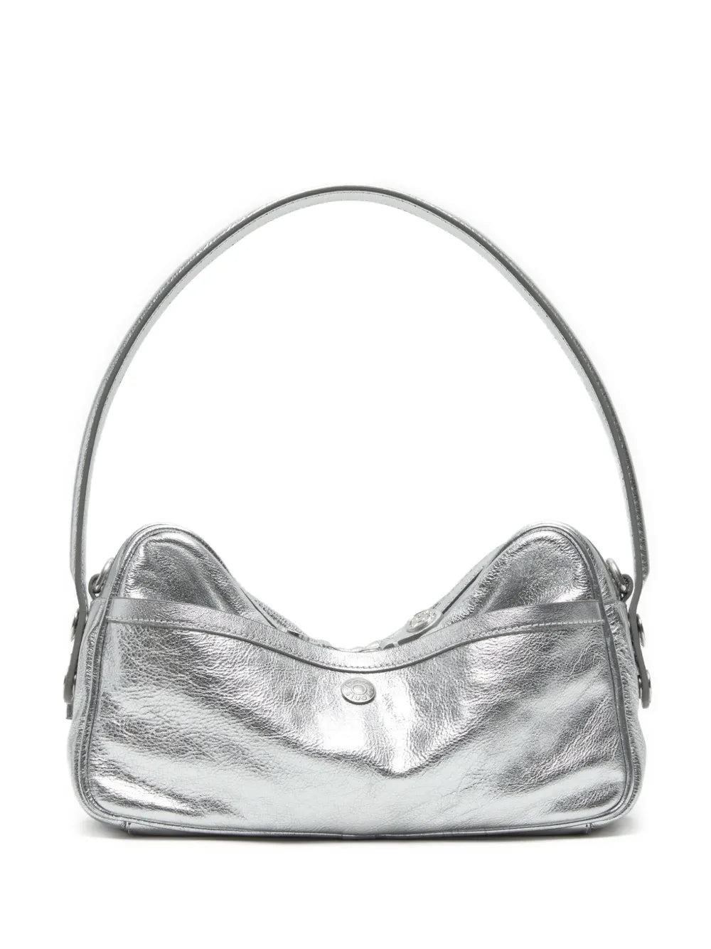Acne Studios Camero Party Metallic Finish Shoulder Bag — Same as shown — Size One Size — Back View