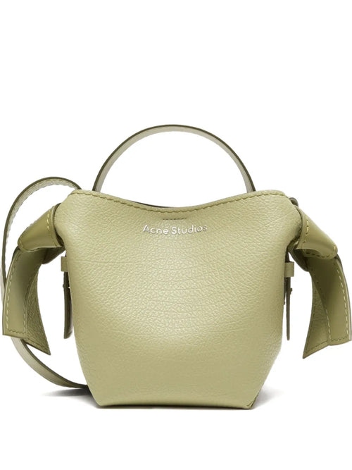 Acne Studios Mini Musubi Leather Shoulder Bag — Same as shown — Size One Size — Front View
