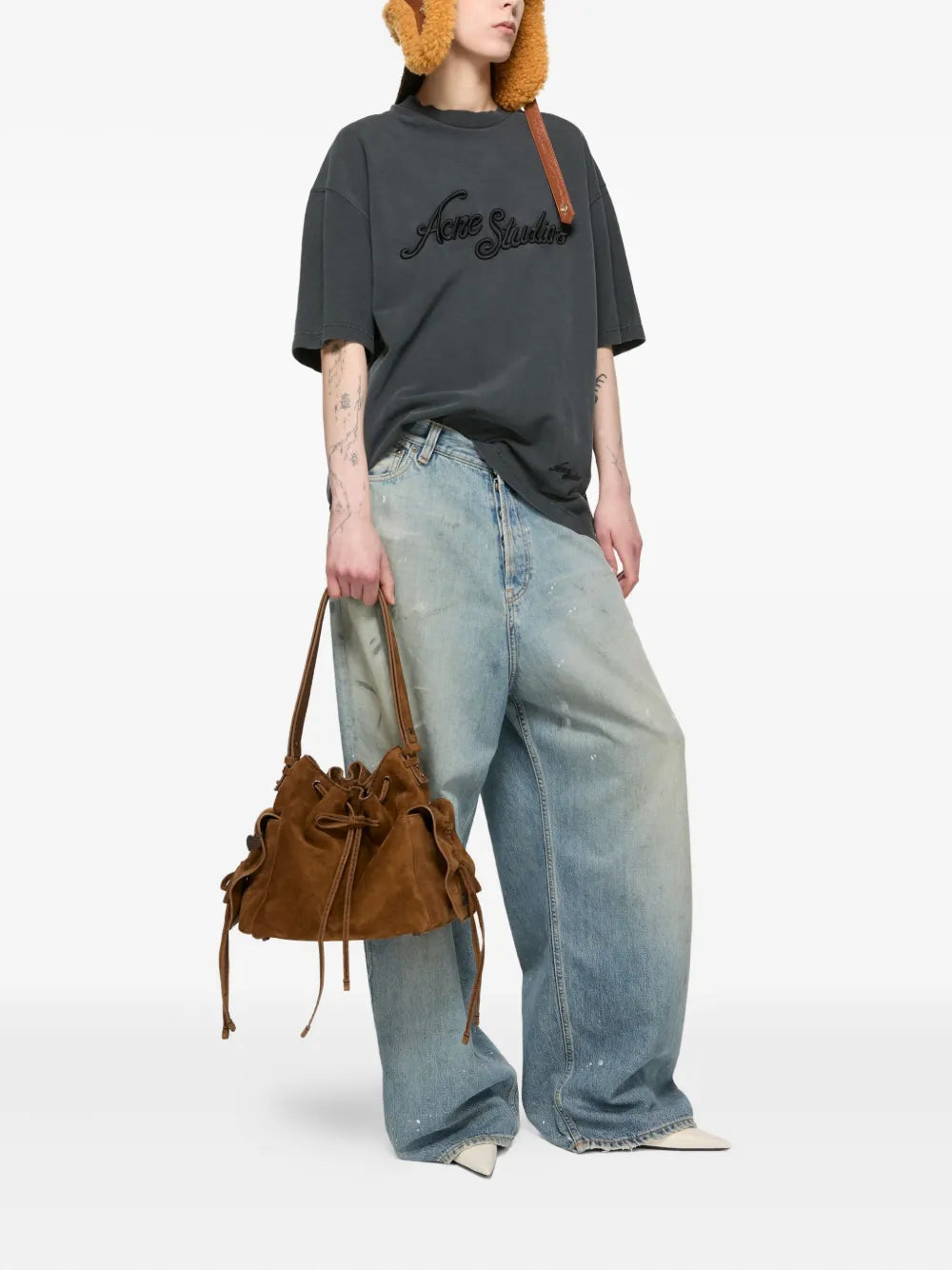 Acne Studios Multipocket Shoulder Bag — Same as shown — Size One Size — Side View