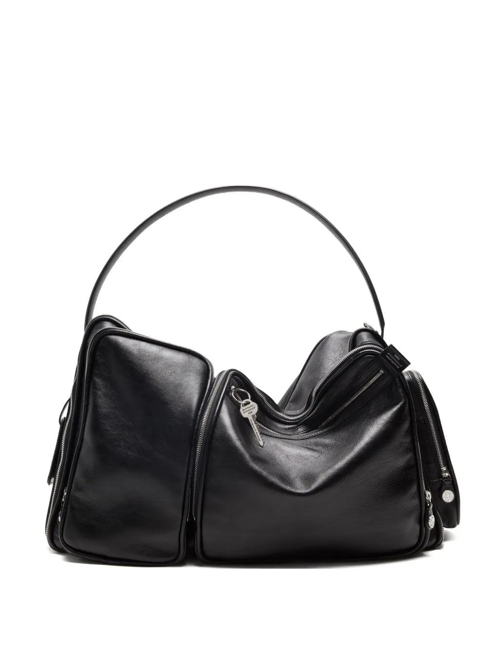 Acne Studios Camero Zip Fastening Leather Shoulder Bag — Same as shown — Size One Size — Front View