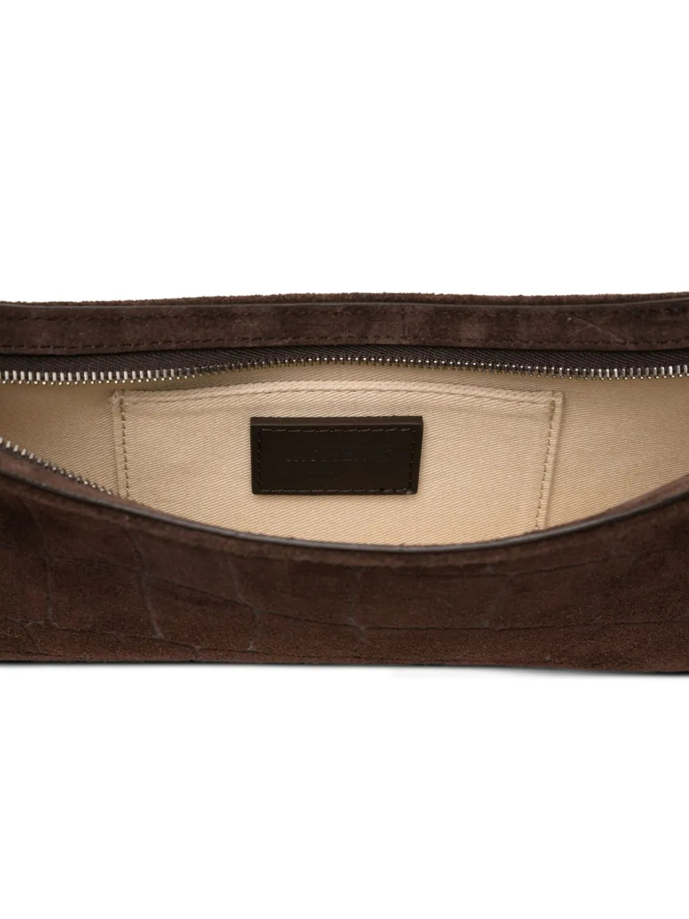 Jacquemus Le Bisou Crocodile Effect Wood Bead Shoulder Bag — Same as shown — Size One Size — Detail View