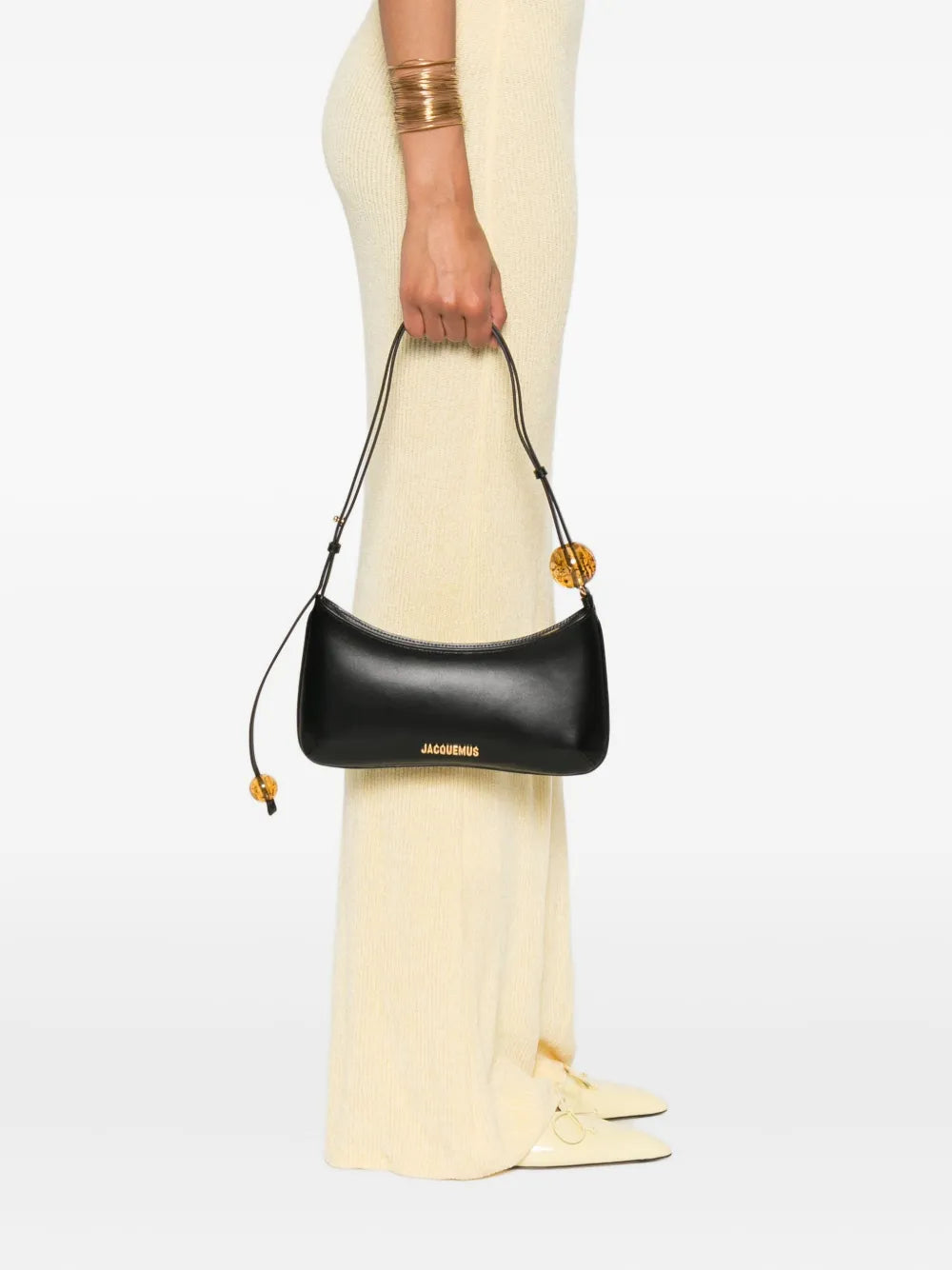 Jacquemus The Bisou Perle Shoulder Bag — Same as shown — Size One Size — Side View