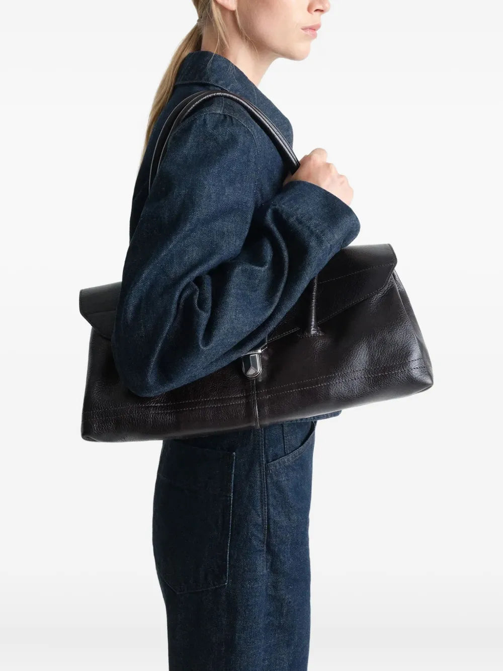 Lemaire Gear Shoulder Bag — Same as shown — Size One Size — Side View