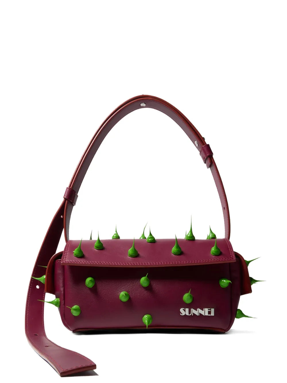 Sunnei Small Spiky Labauletto Shoulder Bag — Same as shown — Size One Size — Front View