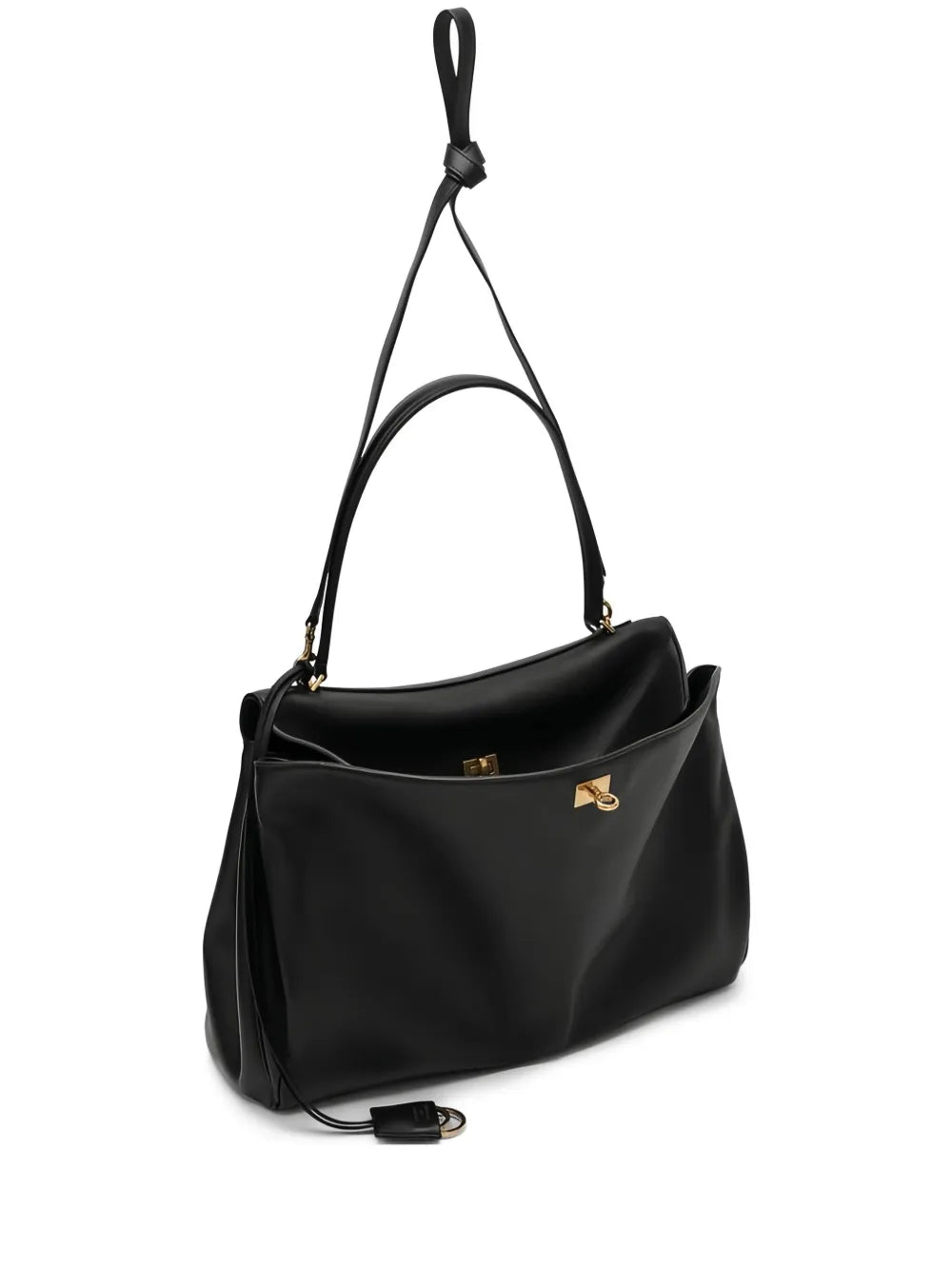 Balenciaga Leather Shoulder Bag — Same as shown — Size One Size — Front View