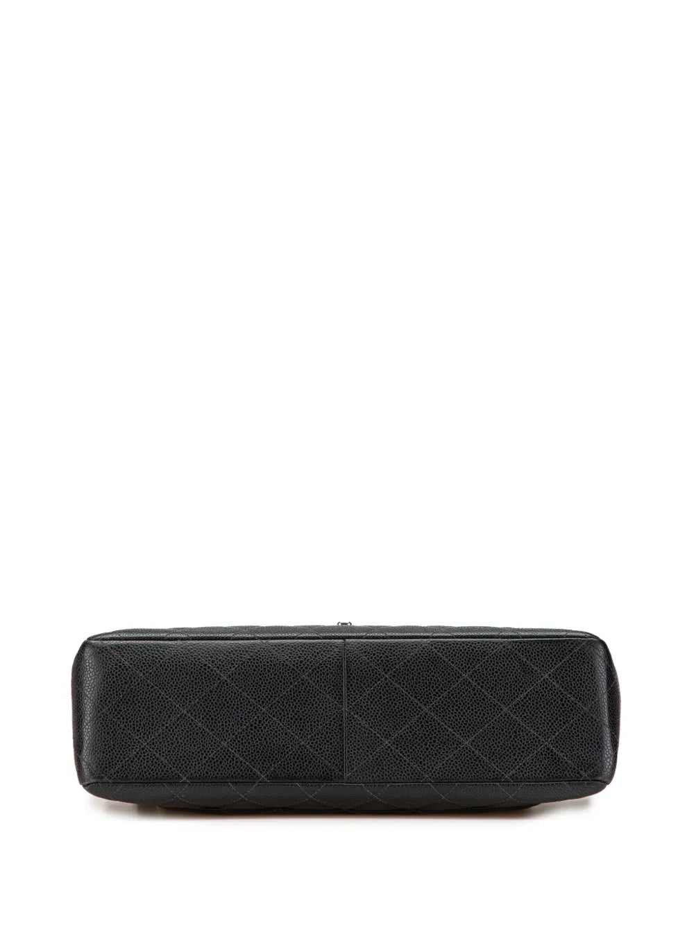 Chanel Pre Owned 2000 2002 Jumbo Quilted Caviar Single Flap Shoulder Bag — Same as shown — Size One Size — Back View